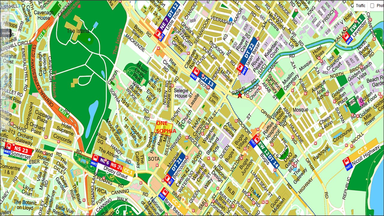 One-Sophia-Location-Map
